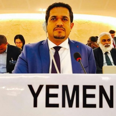 نائب وزير حقوق الإنسان محمد عسكر يدين جرائم مليشيا الحوثي وصالح بحق المساجد 